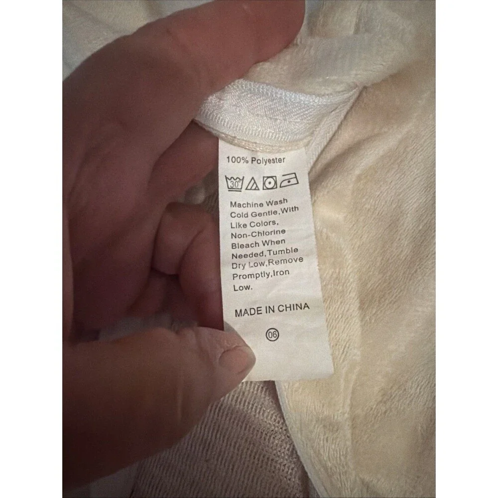 Bare Home Shaggy Duvet Cover Plush Super Soft King Set w/2 King Pillowcases. EUC